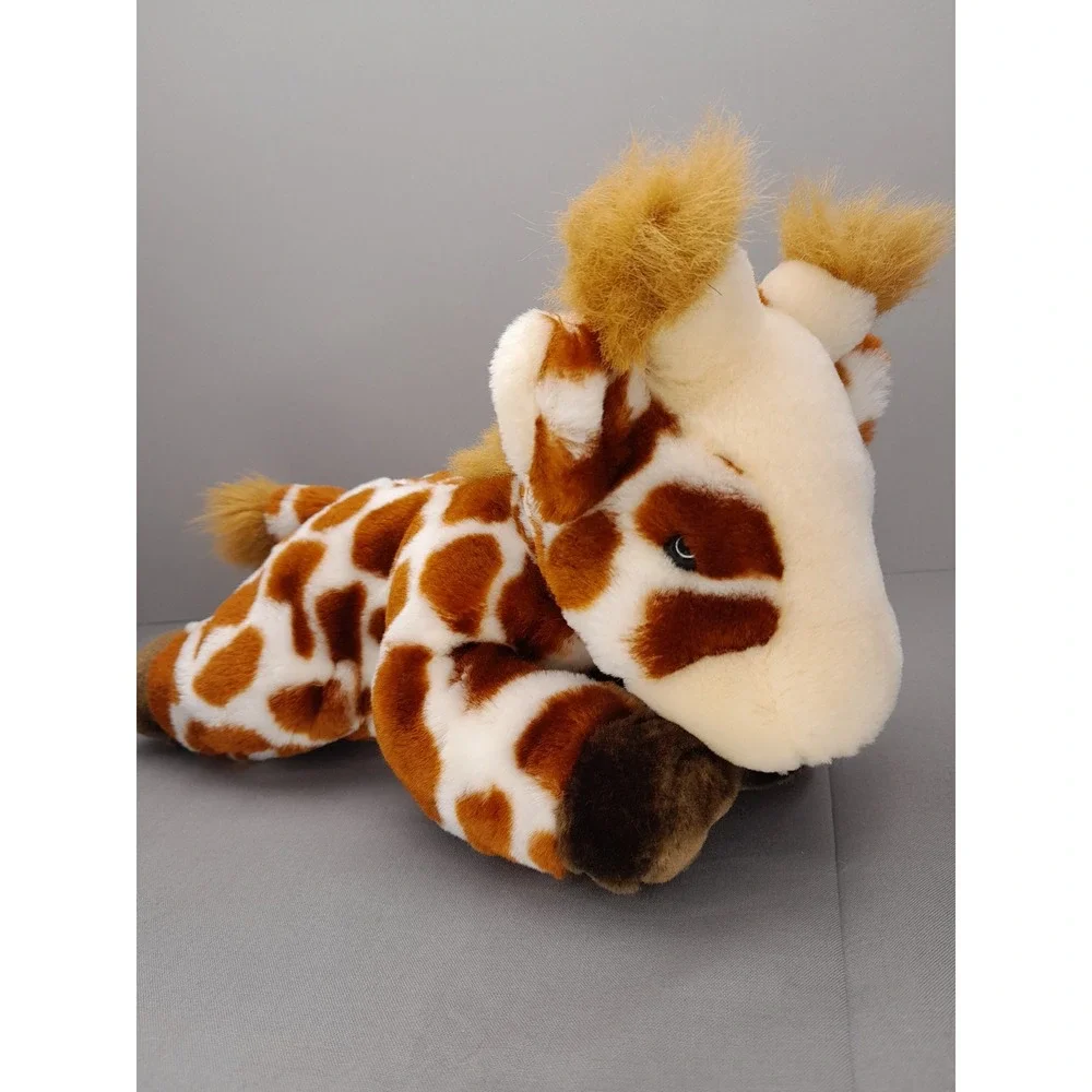 Laying Giraffe Plush Stuffed Animal Spotted Brown White Safari Toy‎ 12 Inch
